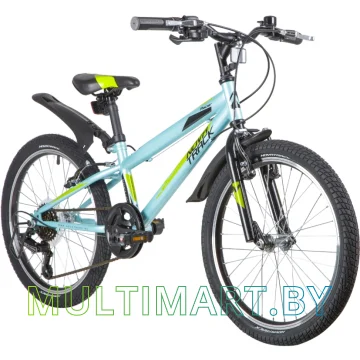 Детский велосипед Novatrack Racer 20SH6V.RACER.BL20 (голубой/черный, 2020) картинка 2